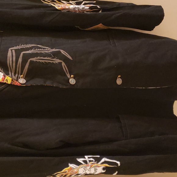 Inkslingers Blue Moe Goth Tattoo Blazer/Jacket With Tags sz 4xl - Picture 4 of 16